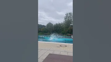 Swimming 3 M Jump Swim 