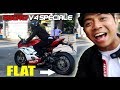 Ducati V4 Speciale Got FLAT on NLEX!!