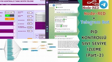Node-RED + Telegram BOT | PID KONTROLLÜ SIVI SEVİYE İZLEME(PART-2)