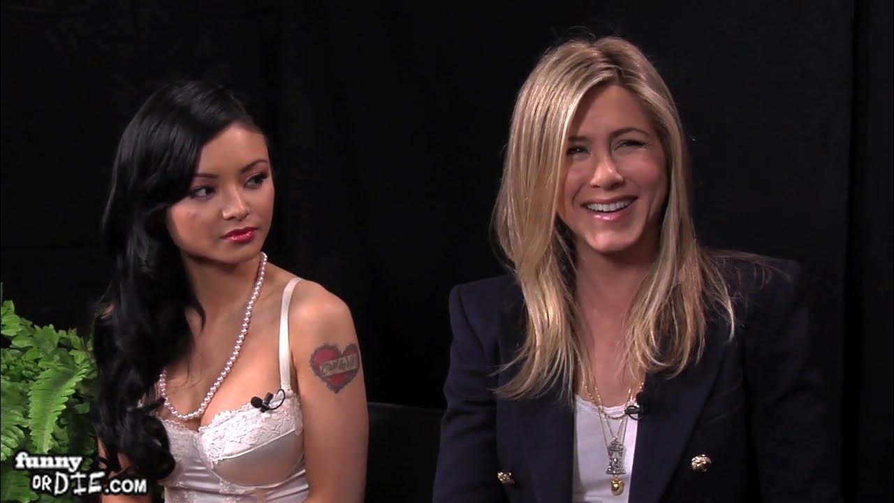 Jennifer Aniston & Tila Tequila Between Two Ferns with Zach