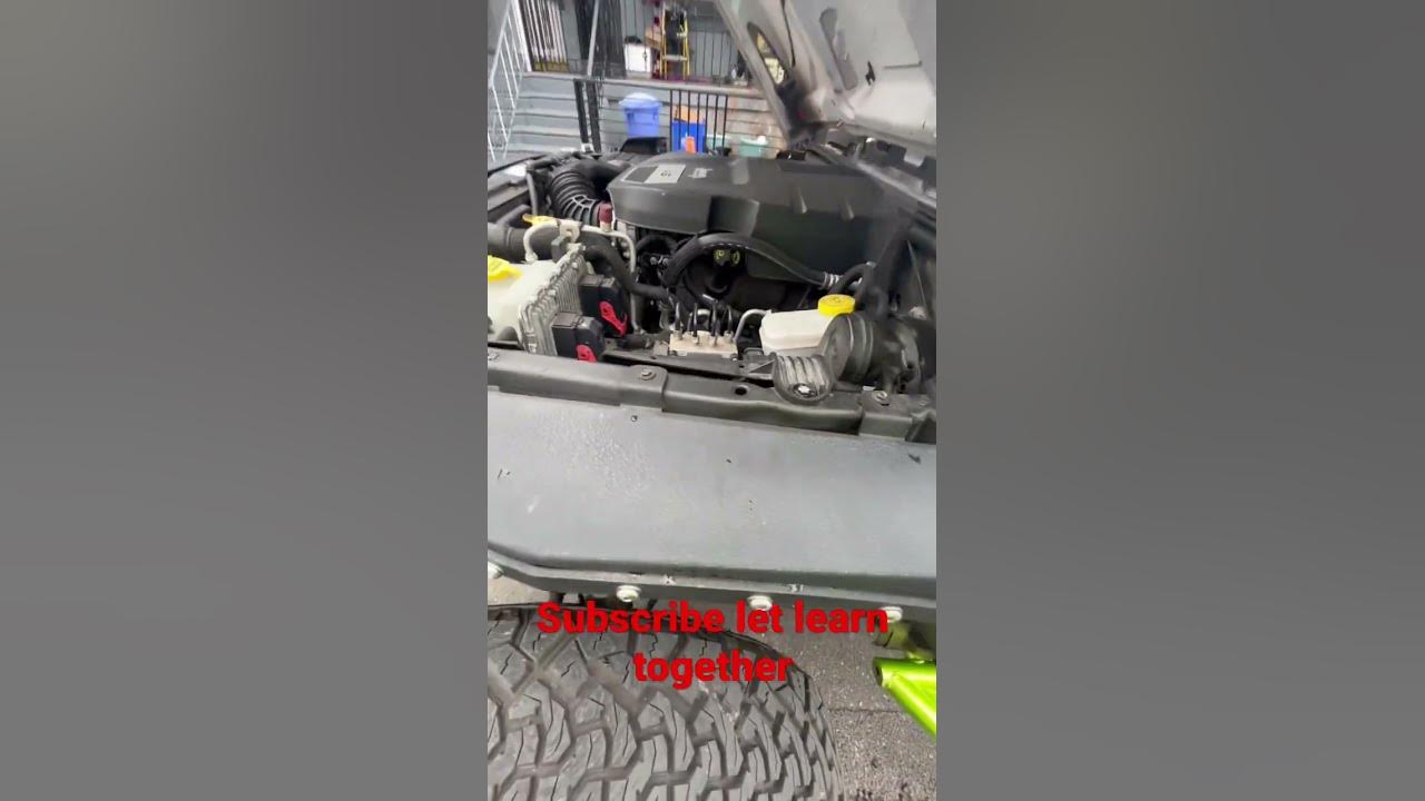 Jeep jk hood window washer nozzles installed YouTube