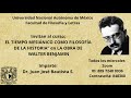 EL TIEMPO MESIÁNICO COMO FILOSOFÍA DE LA HISTORIA en LA OBRA DE WALTER BENJAMIN Dr. Juan José B. S.