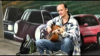 Stuttgart-Streetsinger catman live -hotel california