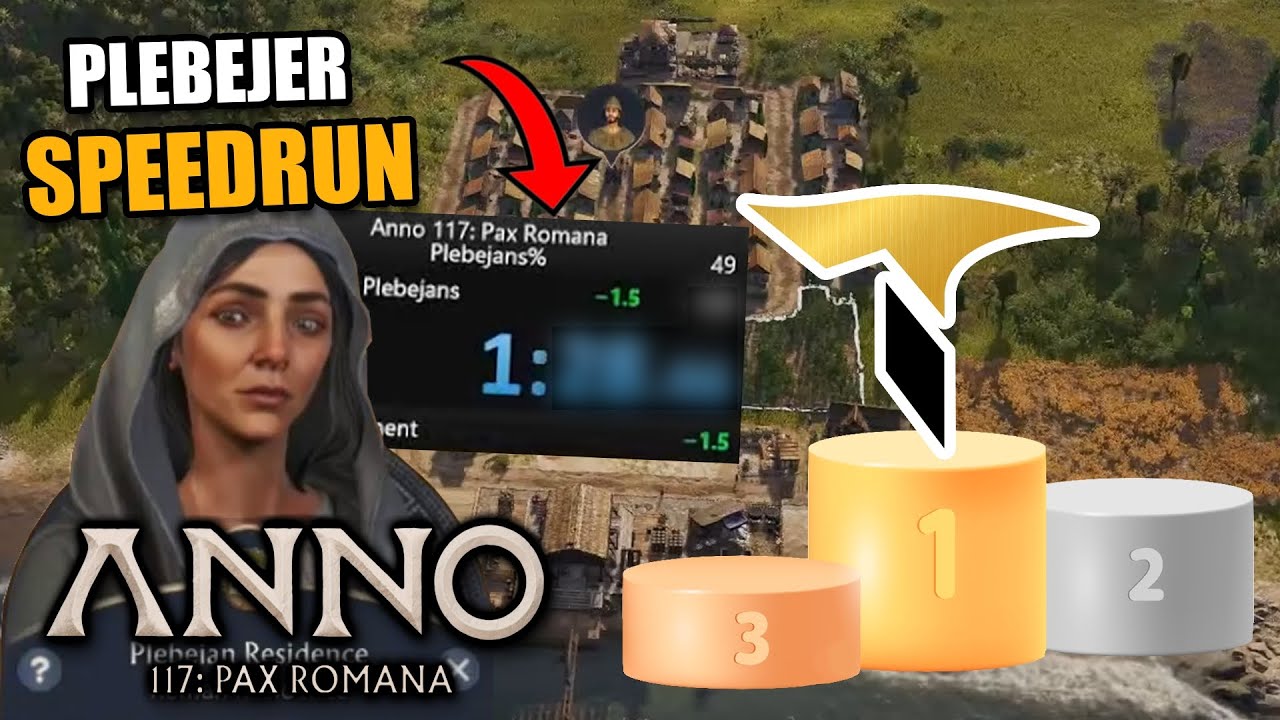 ANNO 117 Speedrun: PLEBEJER in RECORD TIME - How to do it in under 2 minutes!