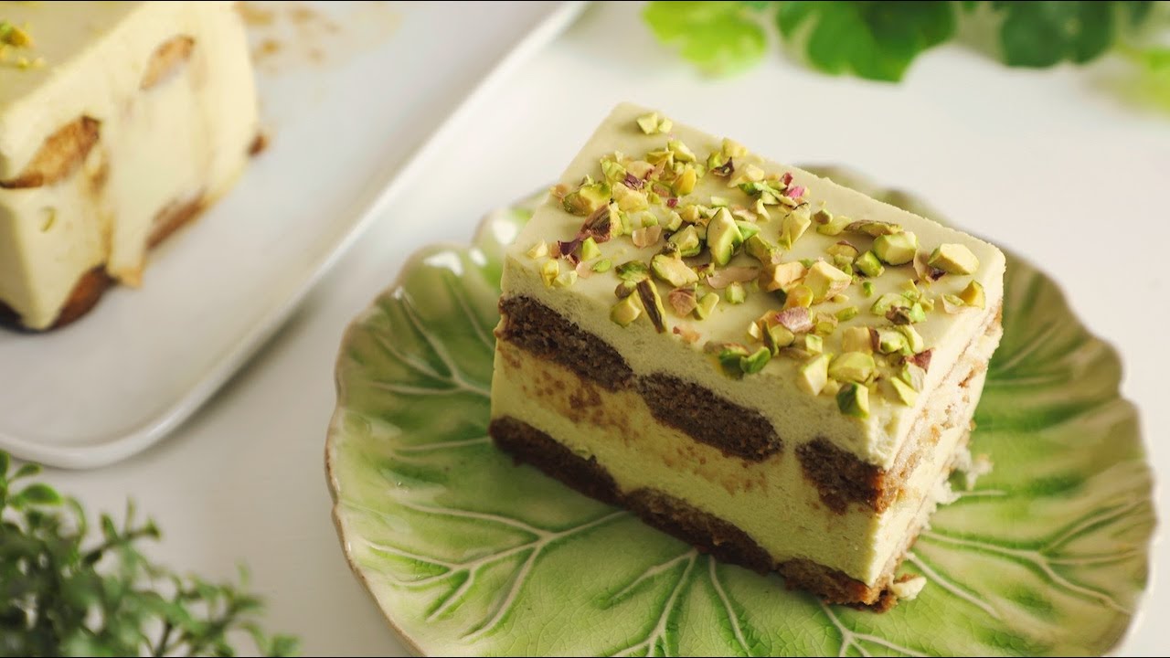 簡易開心果提拉米蘇蛋糕 | Easy Pistachio Tiramisu Cake