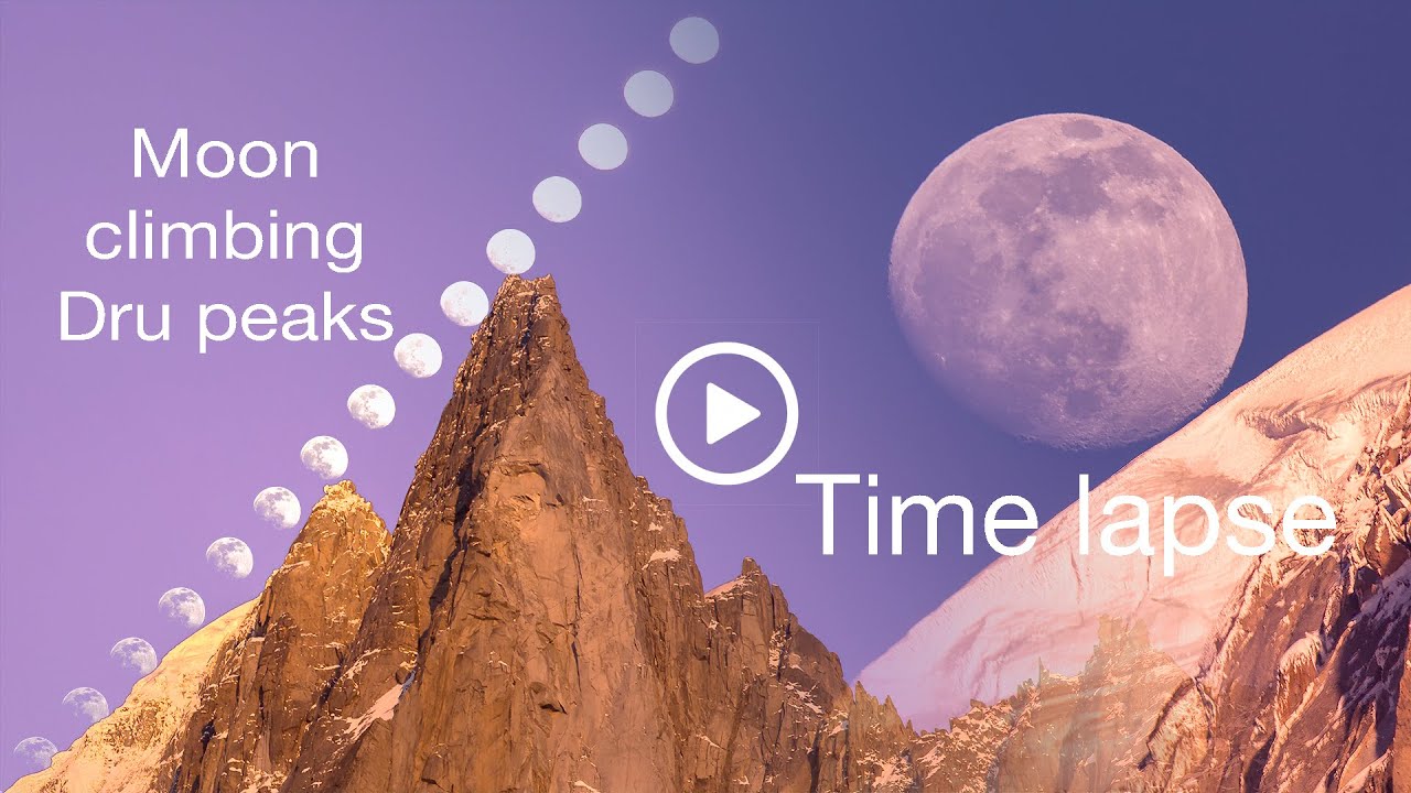 Full Moon Time lapse   Dru peaks 4K