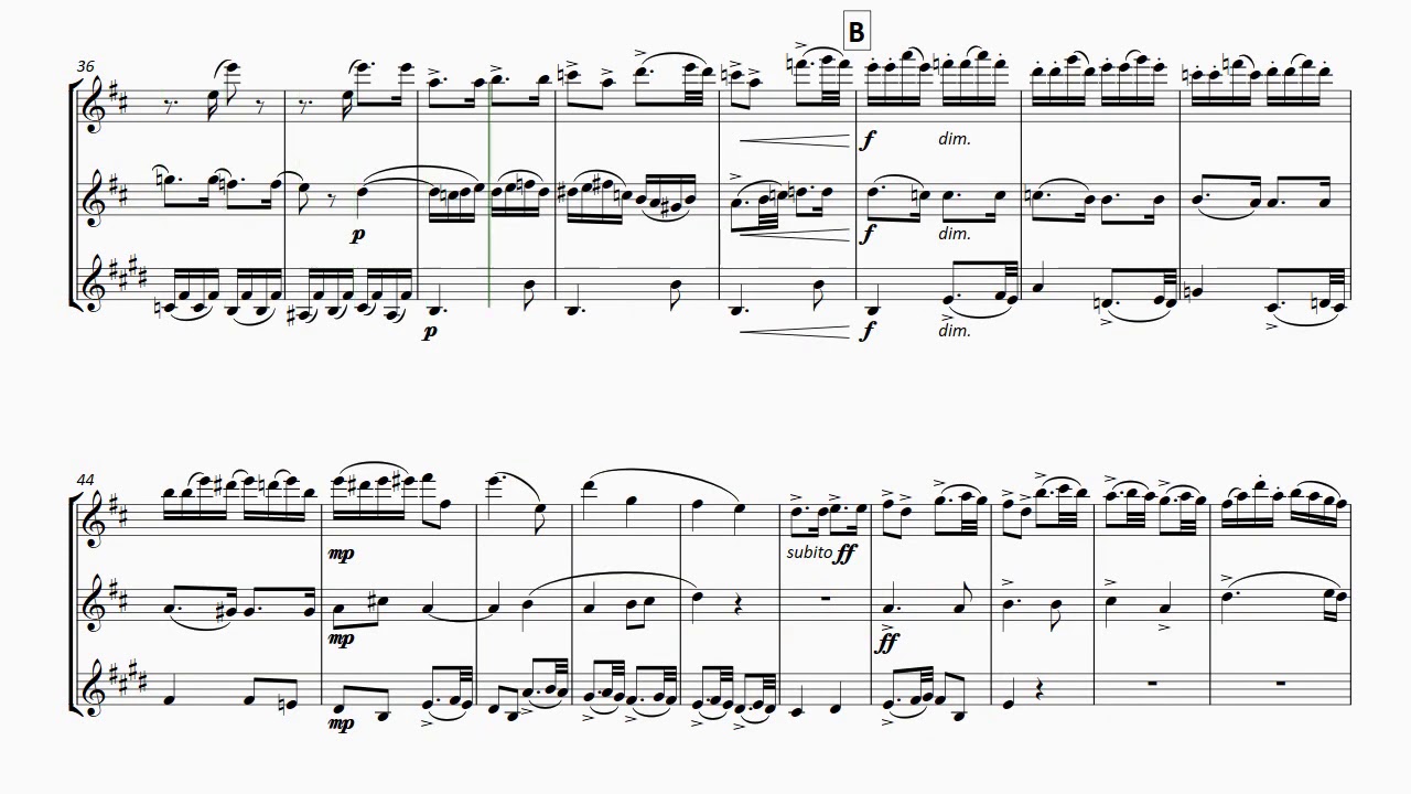 FM938 Nielsen 5 Fugues 5 Allegro Vivace