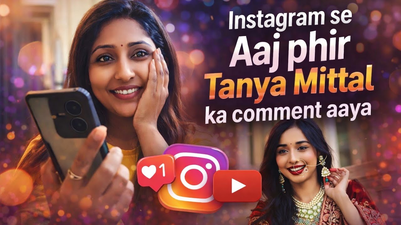 Day 18 th of daily vlogs..insta pe Tanya mittal ❤️ ka fir se comment aaya 😱..🧿❤️