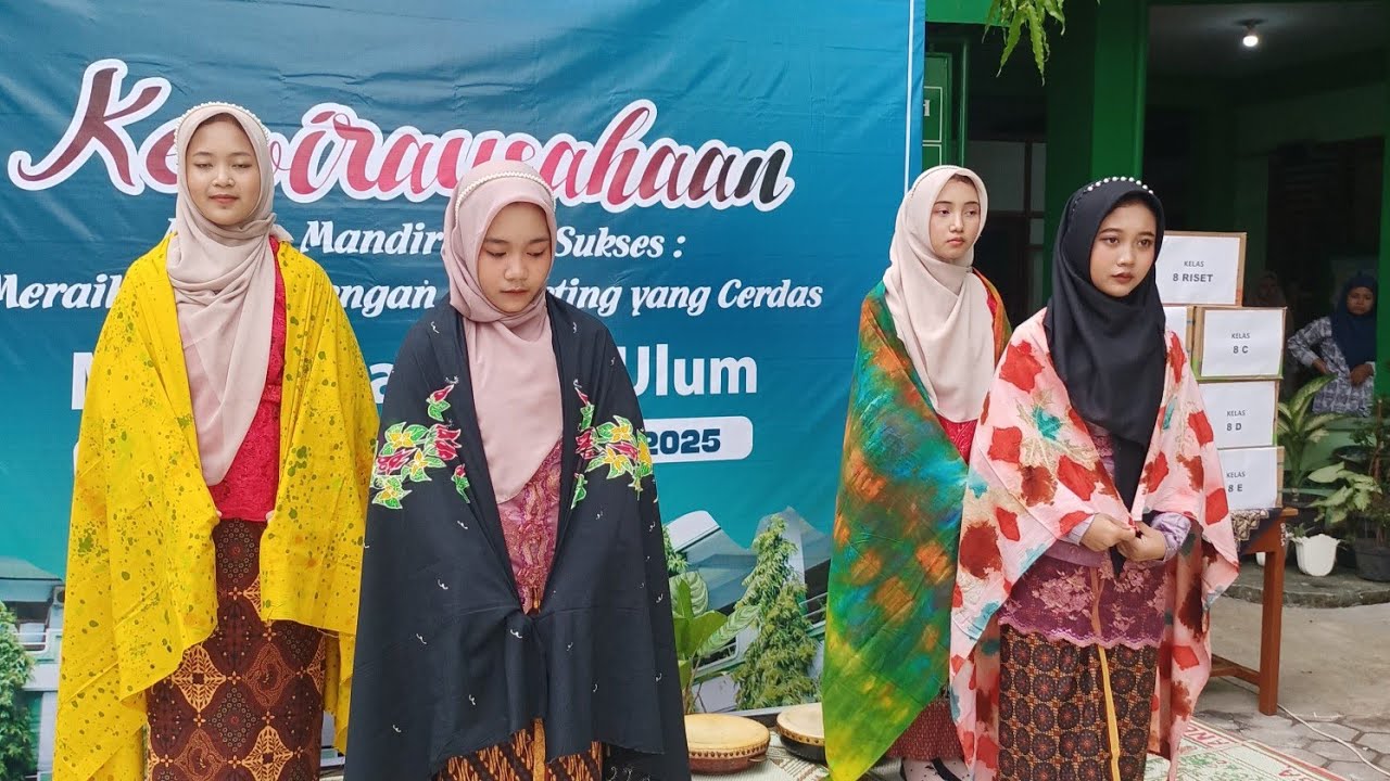 Gelar Karya P5RA MTS Banat Tajul Ulum Semester Genap Tahun Pelajaran 2024/2025.