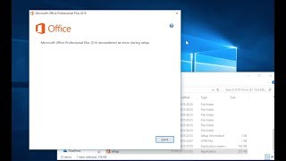 Microsoft Office Error During Setup Installation [SOLVED] - YouTube
