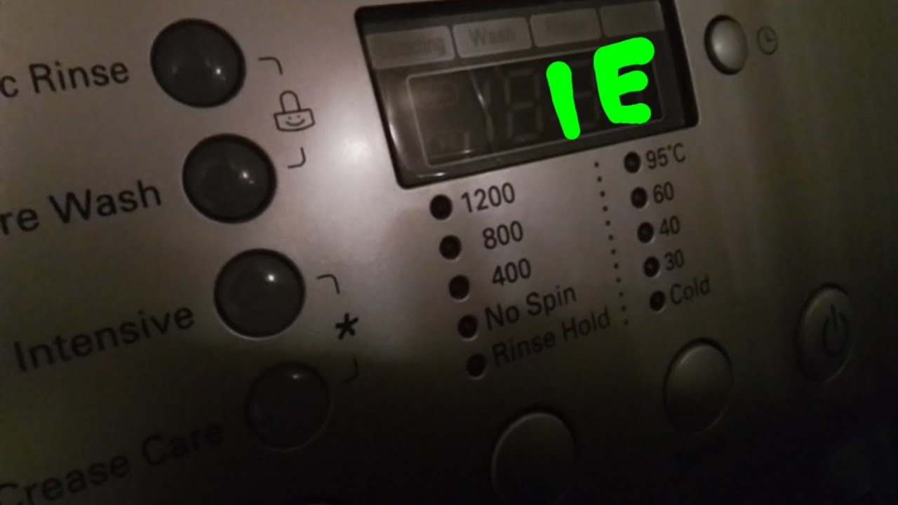 (IE) lg washing machine error sound YouTube