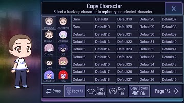 How to Swap and Copy Characters in Gacha Club Tutorial