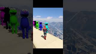 Spiderman vs 100 Minions - They Messed With The Wrong Guy 😱 | GTA 5 #motivation #spiderman #reels