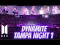 BTS "Dynamite" Live Tampa Opening Night Fancam 2026