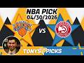 New York Knicks vs Atlanta Hawks Pick 4/30/26 NBA Pick Prediction