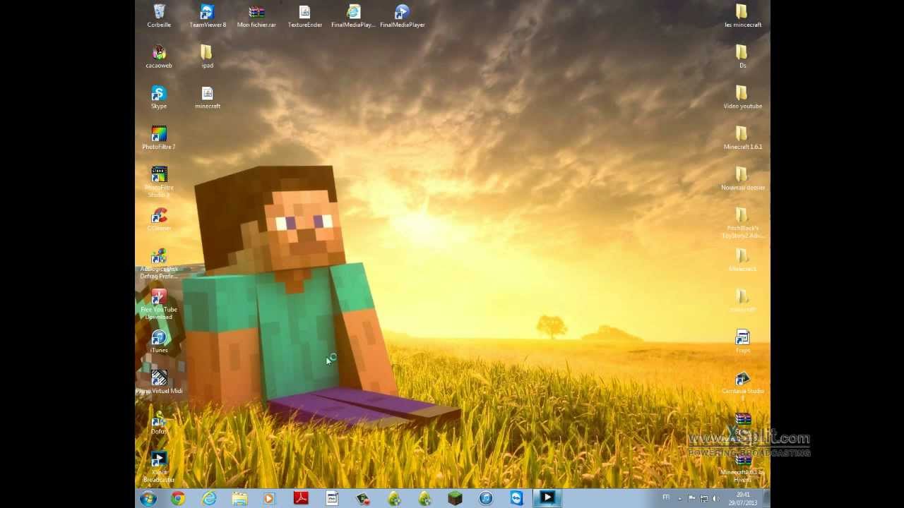 Comment filmer son écran de pc avec Xplit Broadcaster - YouTube