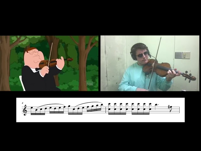 Peter Griffin Violin Solo class=