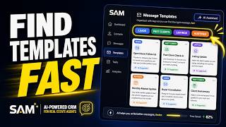 How to Organize Your SAM Templates with Tags | Real Estate CRM Quick Tip