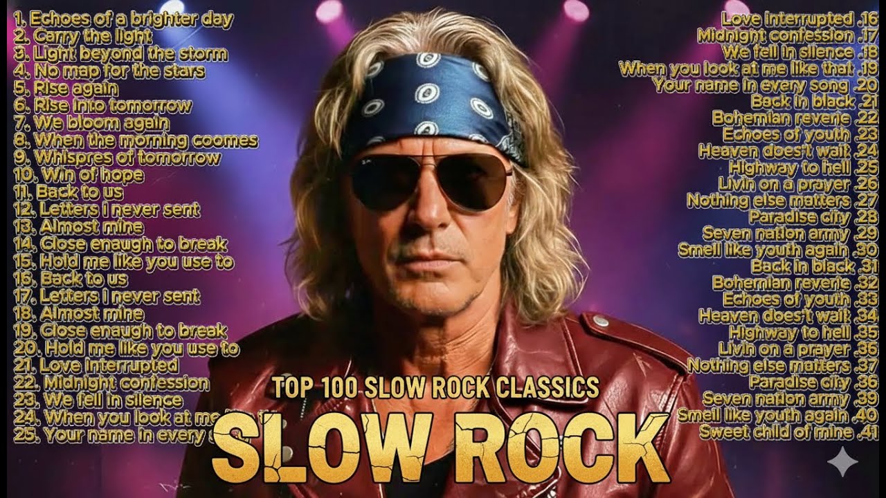 80s & 90s Slow Rock Anthems 🎶 Songs That Defined a Generation