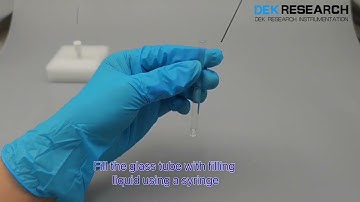 How to fill the Solution into Ag Agcl Reference Electrode?