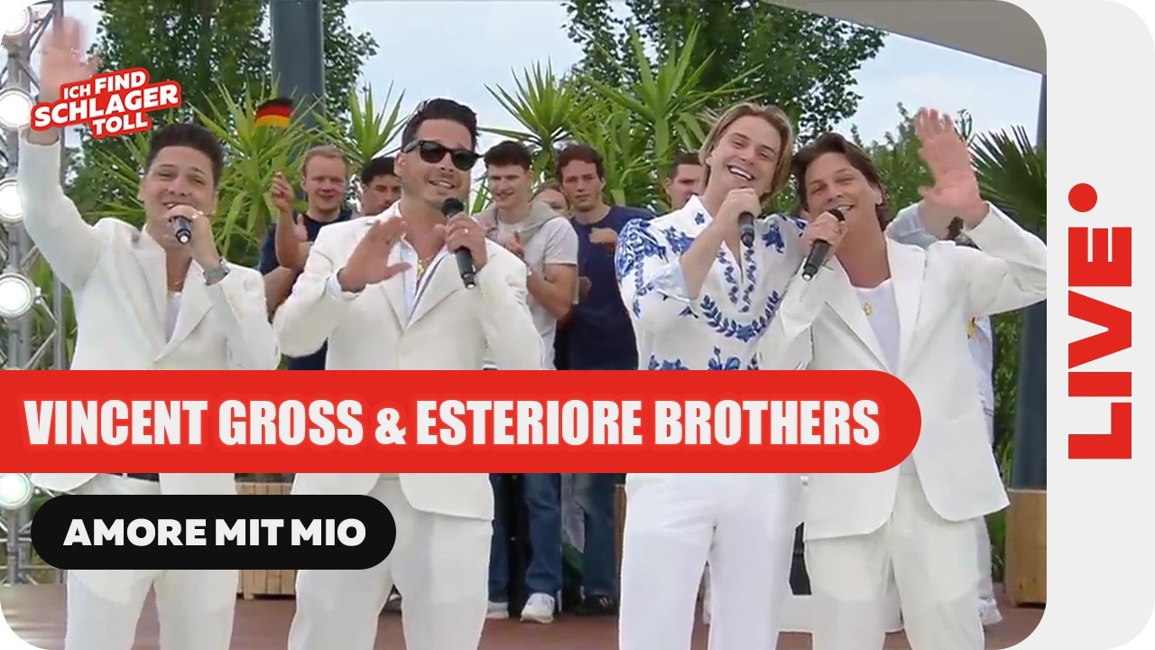 Vincent Gross & Esteriore Brothers - Amore mit Mio (ZDF Fernsehgarten am 14.06.2026)