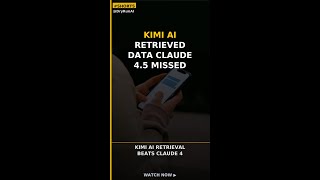 Kimi AI retrieved data Claude 4.5 missed #Shorts