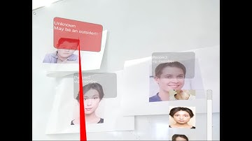 Demo video of VR surveillance system equipped with face recognition function