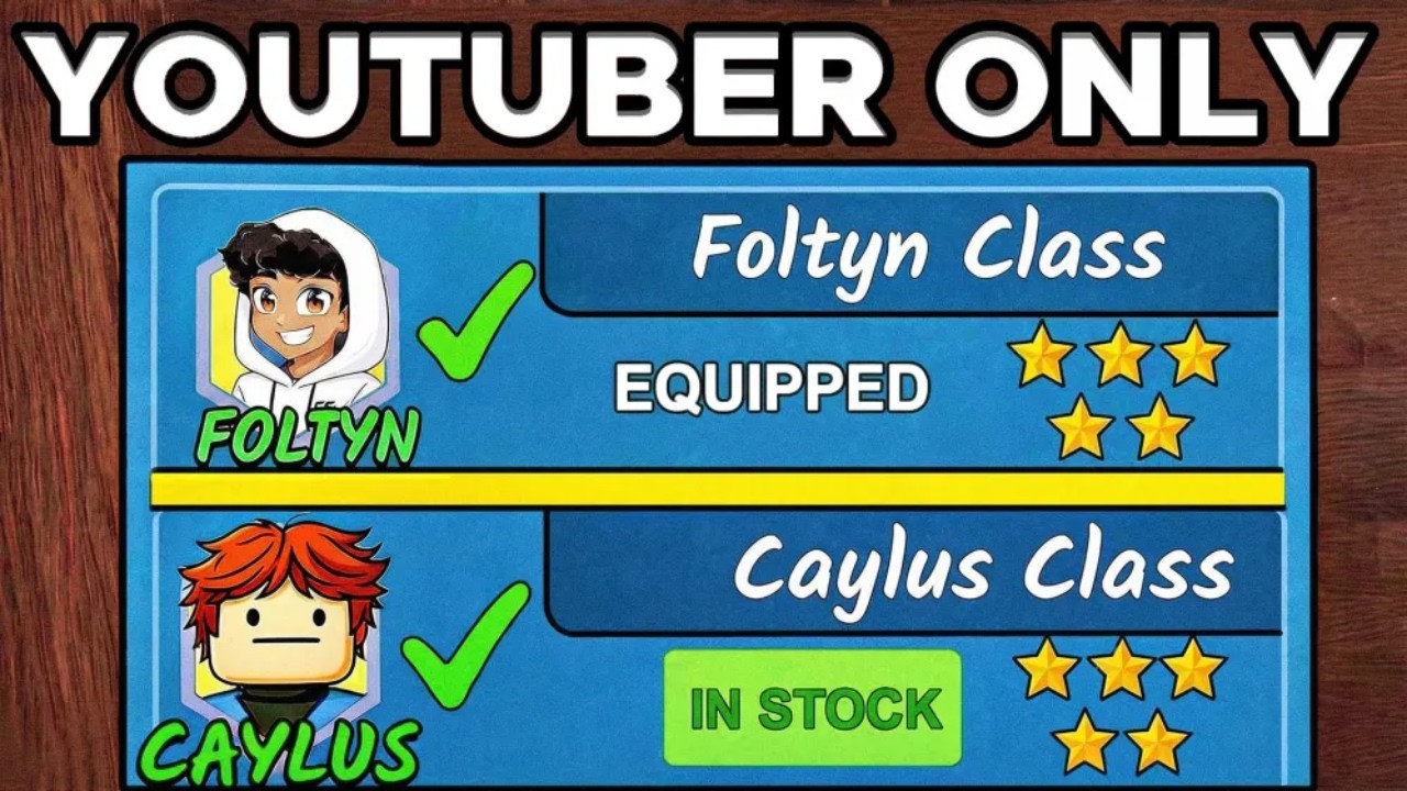 99 Nights But You Can Buy ONLY YOUTUBER Classes!