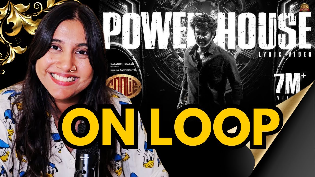 Powerhouse Song Reaction | Coolie | Superstar Rajinikanth | Lokesh | Anirudh | Ashmita Reacts