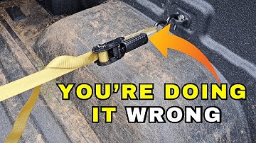 Are You Using Ratchet Straps Wrong?