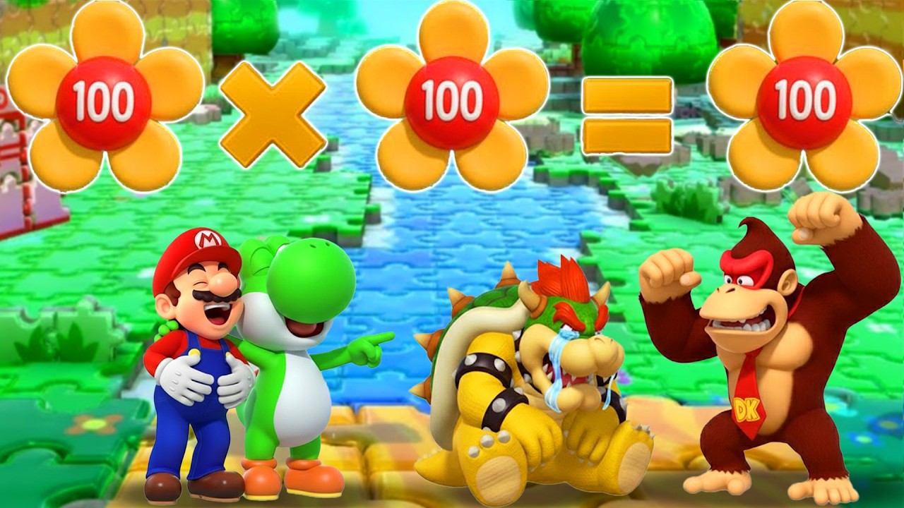 マリオパーティ　マリオ vsドンキーコング2 ヨッシーアイランド　スーパーマリオ マリオパーティ スイッチ】全2vs2対決 最強チームはどっち？マリオ