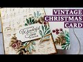 Vintage Christmas Card Highlighting Stampin Up Christmas Season