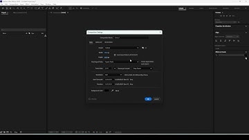 Year scrolling text animation in After Effects.