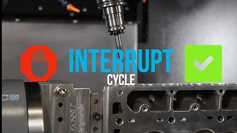 How to Perform Interrupt Cycle on the Hurco Control