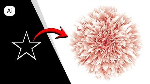 Illustrator Tutorial : How To Create Beautiful Floral Vector in Illustrator Using Blend Tool