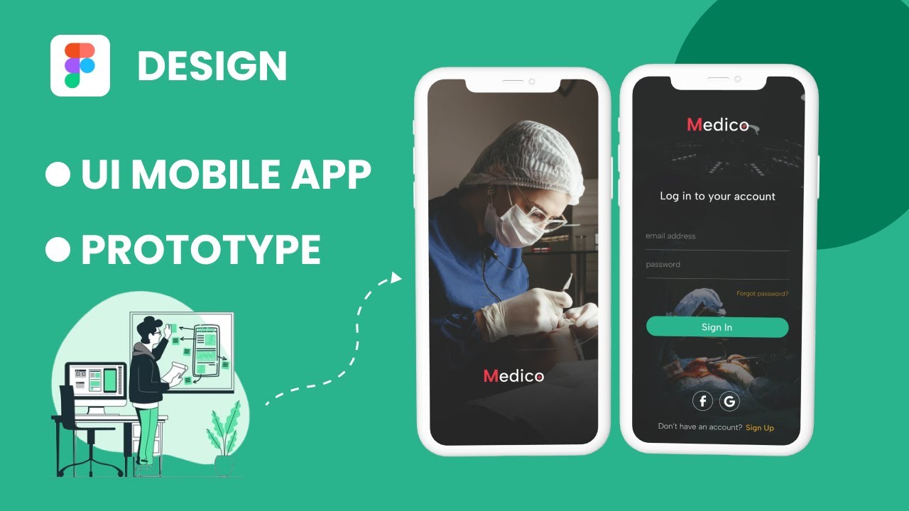 Figma Mobile App Design Tutorial & Prototype - YouTube
