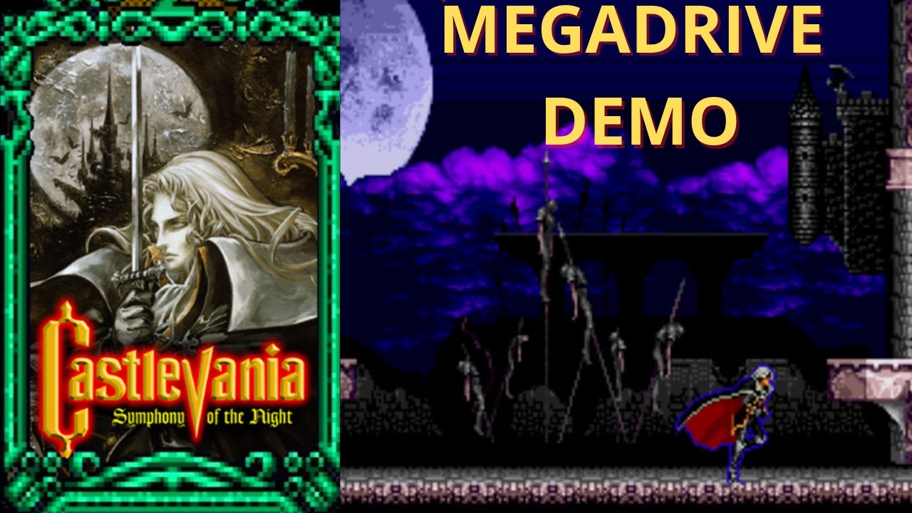 Castlevania SOTN Sega Mega Drive & Genesis (DEMO Gameplay) YouTube
