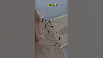 How to secure wood with wire. #shorts #knots #asmr