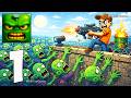 🧟 Rooftop Survival Zombie TD - Gameplay Walkthrough - Defend Your Roof and Survive Zombie Waves