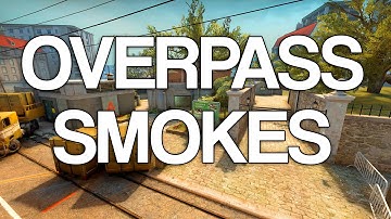 CSGO 10 Best Smokes to Learn on Overpass!
