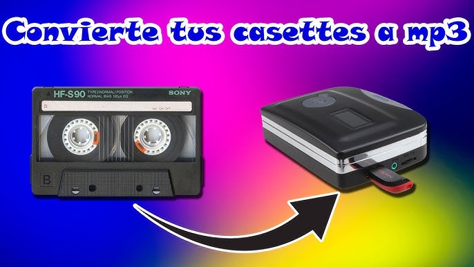 Reproductor y Convertidor de Cassettes a MP3 vía Memoria USB Redlemon