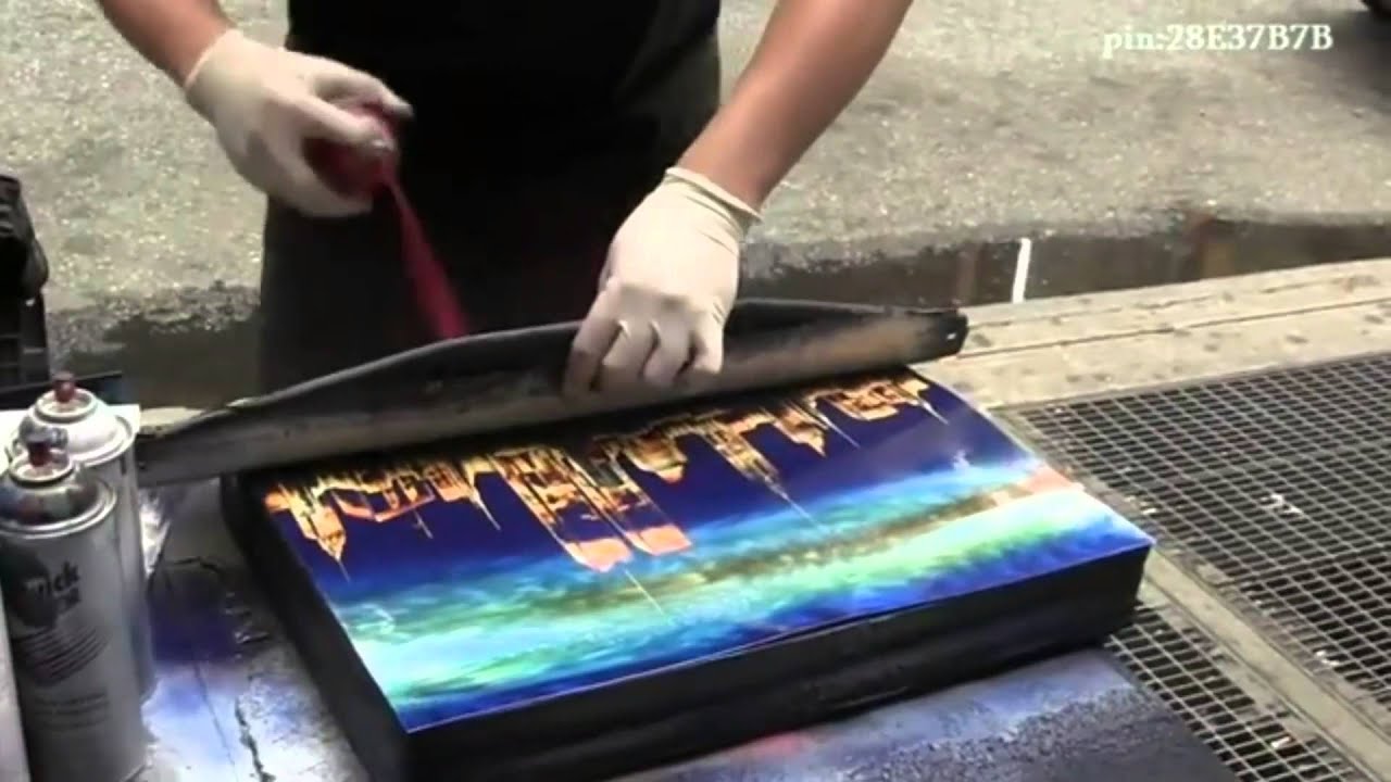 ابداع رسم بخاخ البويه في خفوقي لك حكايه الفراج Youtube