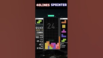 [TETR.IO] SS rank. Just a game of Tetris. 40Lines Sprinter. #229