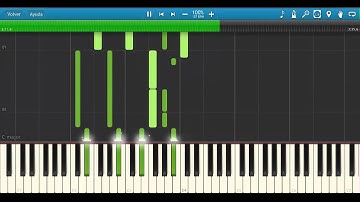 Adele - Hello - Piano Tutorial - How to play Hello (Synthesia)