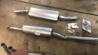 MGB exhaust system replacement, part 1