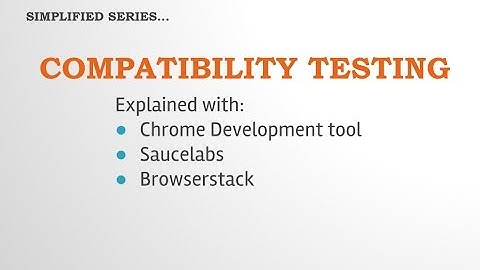 V13: compatibility testing in software testing