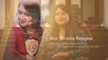 Promising Indians Nominees - Vanisha Rajaysur