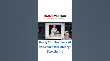 Using Shutterstock AI to Replicate a $500,000 Etsy Listing #shorts
