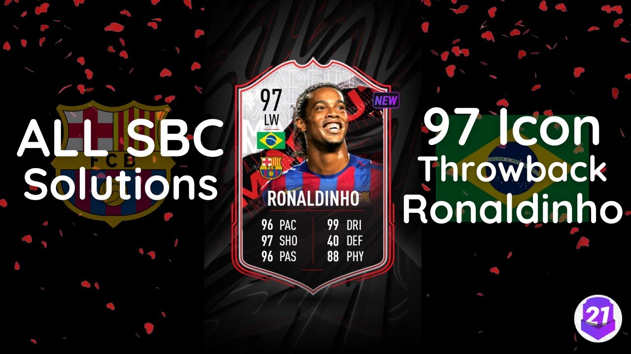 FIFA 21 Icon SBC: Ronaldinho – How to unlock, Cheapest Solutions, Release  date, Expiry & more