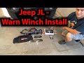 How To -  Winch Install on a Jeep JLU Rubicon